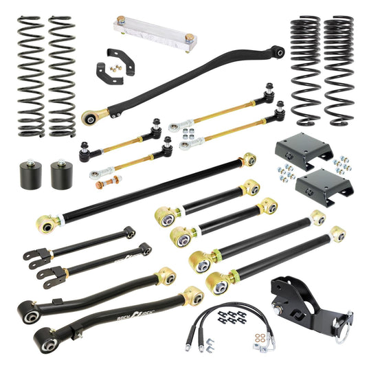 RJ-JTG001-101 - RockJock Pro Edition JT Suspension System (Gas V-6, 3.5 in. Lift) - Premium Truck Accessory by Xtreme Canopies