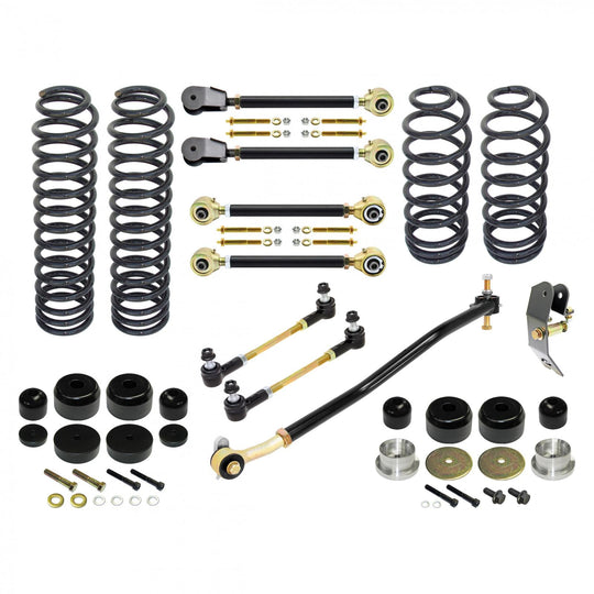 RJ-LJ0000-101 - RockJock Sport Edition TJ Unlimited (LJ) Suspension System (4 in. Lift) - Premium Truck Accessory by Xtreme Canopies