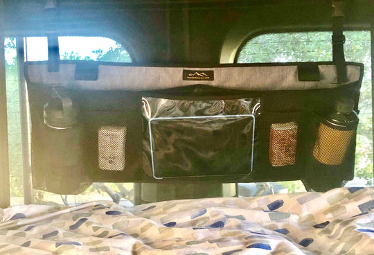 Revel Van Rear Storage Organizer with IPad pouch - Premium Truck Accessory by Xtreme Canopies