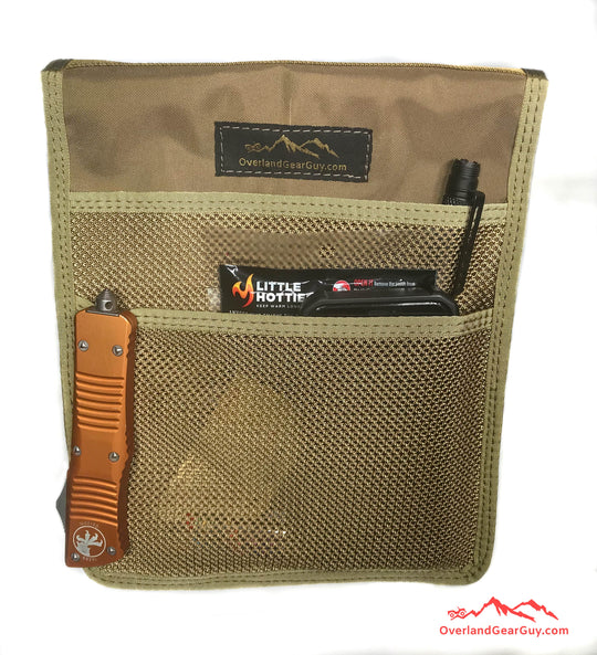 Jeep Grab Handle Mesh Flat Pocket - Premium Pouches by Xtreme Canopies