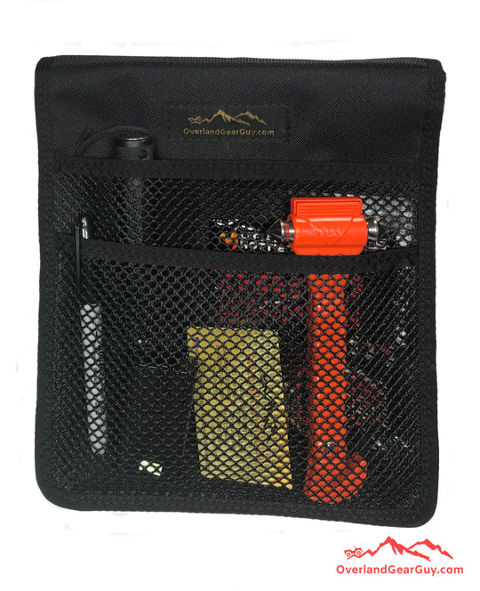 Jeep Grab Handle Mesh Flat Pocket - Premium Pouches by Xtreme Canopies