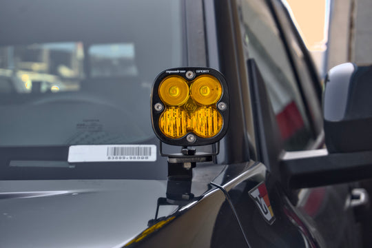 Low profile Ditch Light Brackets - Premium Truck Accessory by Xtreme Canopies