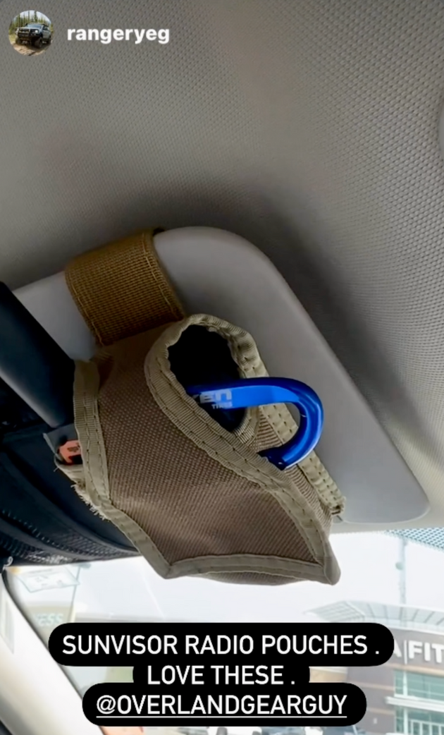 Sun Visor Radio Pouch - Premium Pouches by Xtreme Canopies