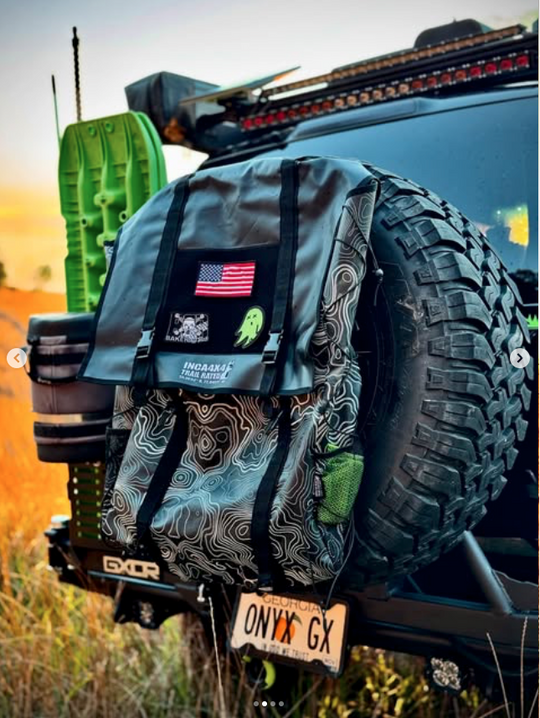 Overland spare tire tailgate bag 3.0 - Premium Vehicle storage by Xtreme Canopies
