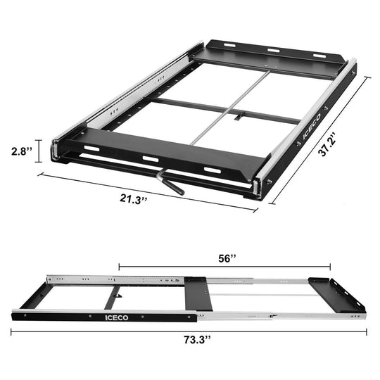 Slide Mount For VL75ProD 12V Refrigerator | ICECO - Premium Accessories by Xtreme Canopies