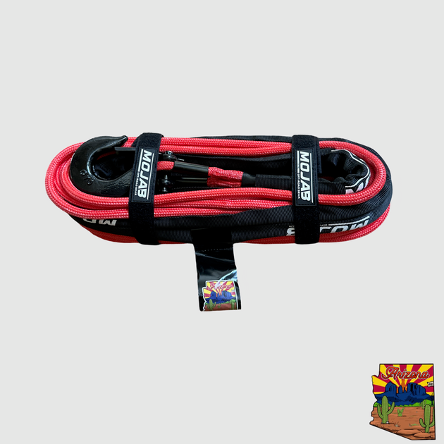 3/8'' x 85' Double Braided Winch Rope with Removeable forged winch hook - Premium Winch rope by Xtreme Canopies