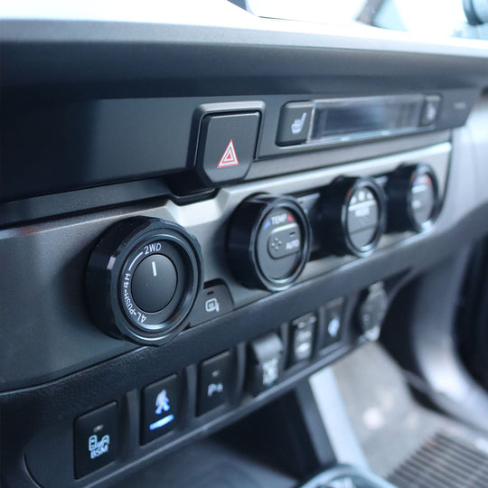 Blackout Control Knob Caps - Premium Truck Accessory by Xtreme Canopies