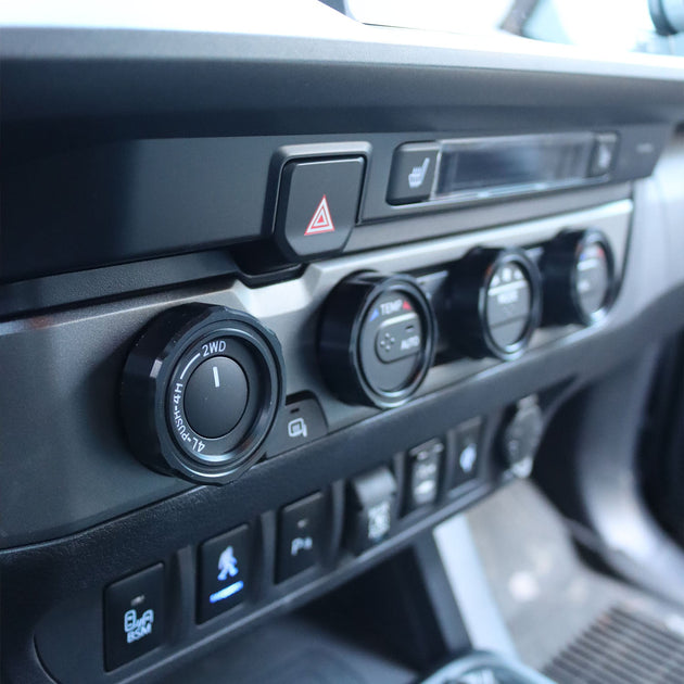 Blackout Control Knob Caps - Premium Truck Accessory by Xtreme Canopies