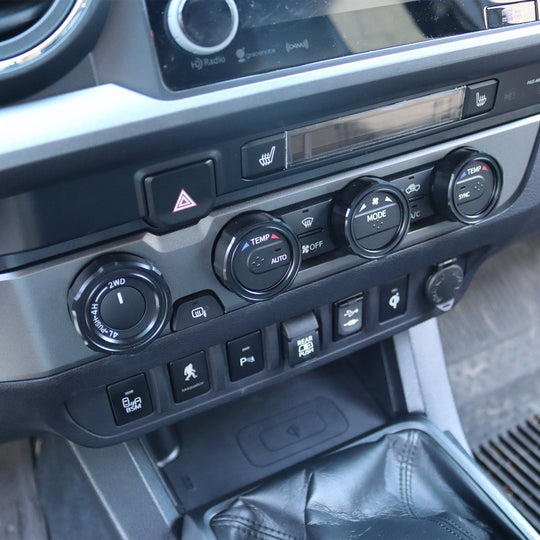 Blackout Control Knob Caps - Premium Truck Accessory by Xtreme Canopies