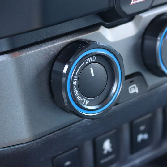 Blackout Control Knob Caps - Premium Truck Accessory by Xtreme Canopies