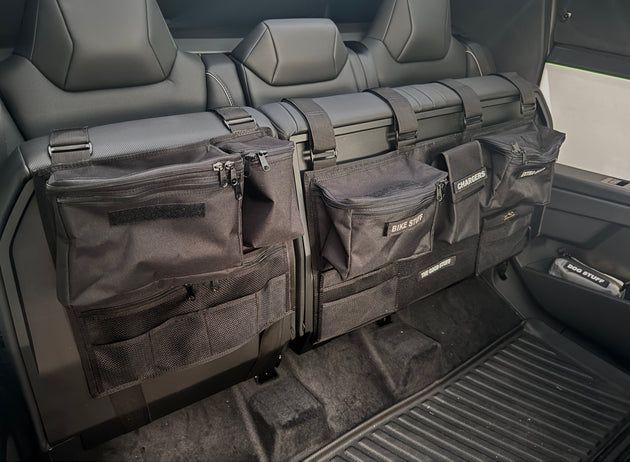 Cyber Truck Backseat Storage Solutions - Premium storage by Xtreme Canopies