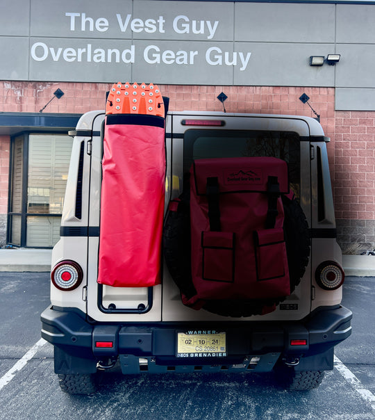 Traction Recovery Board Storage Bag LADDER Mount - Premium Vehicle by Xtreme Canopies