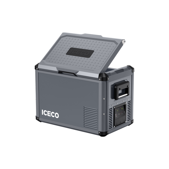 VL45ProD Dual Zone Portable Freezer - Gray | ICECO - Premium VL Pro Series by Xtreme Canopies