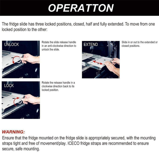 APL55/VL60PRO Slide Mount | ICECO - Premium Accessories by Xtreme Canopies