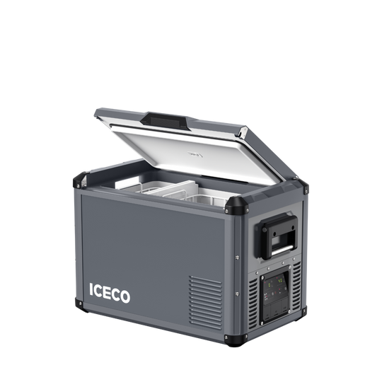 VL45ProD Dual Zone Portable Freezer - Gray | ICECO - Premium VL Pro Series by Xtreme Canopies