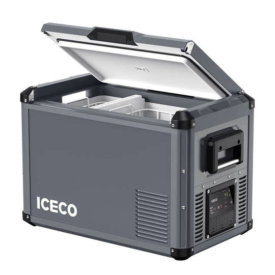 VL45ProS Gray Single Zone Portable Fridge Freezer | ICECO | 45 LT - Premium VL Pro Series by Xtreme Canopies