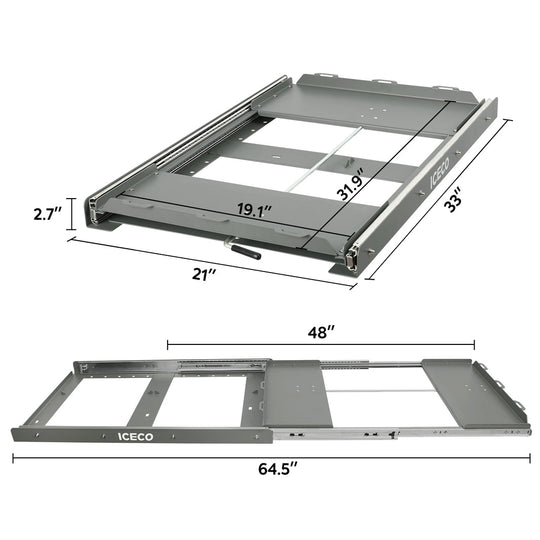 Slide Mount For VL60D/65D/74S Refrigerator| ICECO - Premium Accessories by Xtreme Canopies