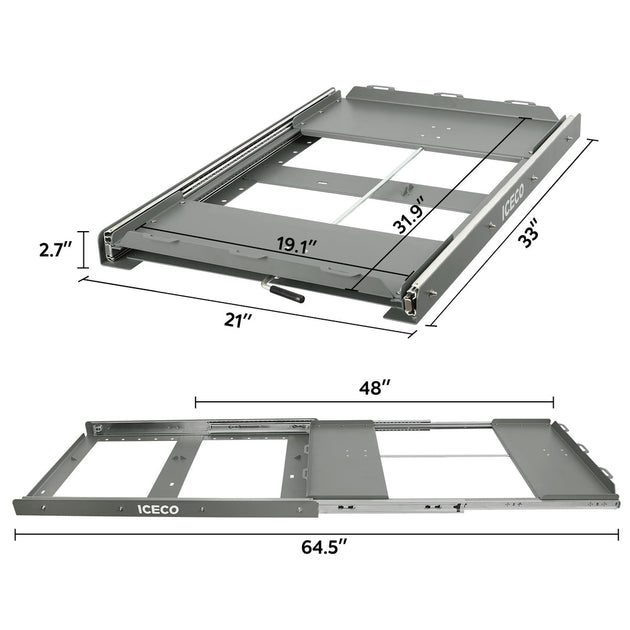 Slide Mount For VL60D/65D/74S Refrigerator| ICECO - Premium Accessories by Xtreme Canopies