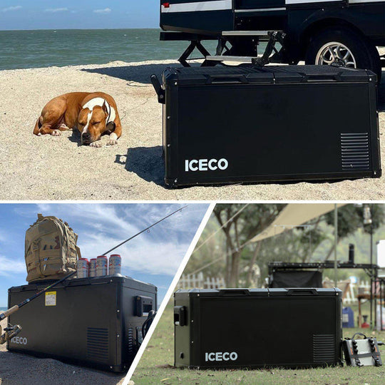VL90ProD Dual Zone RV 12 volt Fridge Plug in Cooler | ICECO | 90 LT - Premium VL Pro Series by Xtreme Canopies