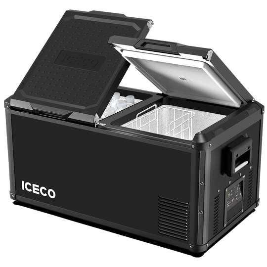 VL90ProD Dual Zone RV 12 volt Fridge Plug in Cooler | ICECO | 90 LT - Premium VL Pro Series by Xtreme Canopies