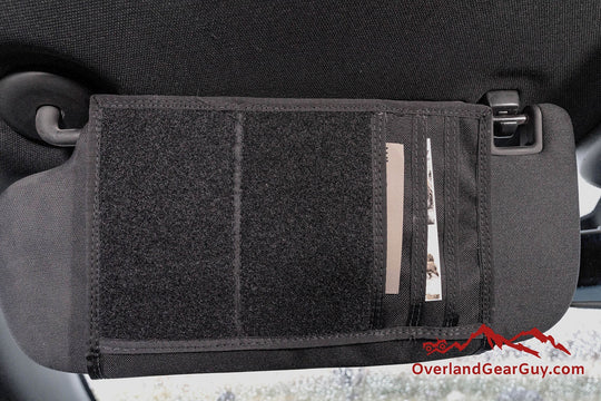Jeep Gladiator MOLLE Visor Organizer - Tacoma Visor - Premium Vehicle by Xtreme Canopies