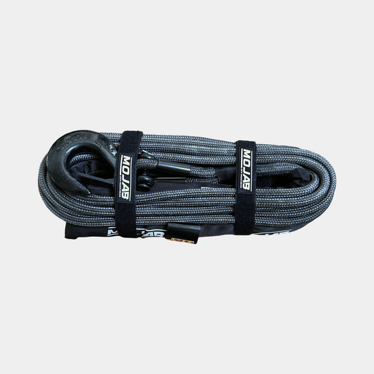 3/8'' x 85' Double Braided Winch Rope with Removeable forged winch hook - Premium Winch rope by Xtreme Canopies