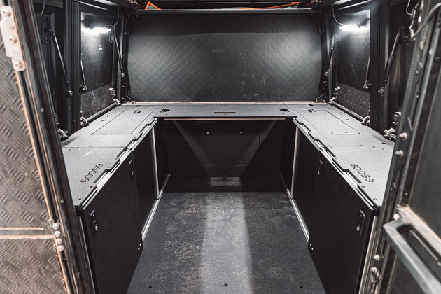 Alu-Cab Alu-Cabin Canopy Camper - Chevrolet Silverado 1500 / GMC Sierra 1500 2019-Present 4th Gen. - Bed Plate System - Premium Camper by Xtreme Canopies