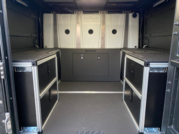 Alu-Cab Alu-Cabin Canopy Camper - Lower Bulkhead Panel - Premium Camper by Xtreme Canopies