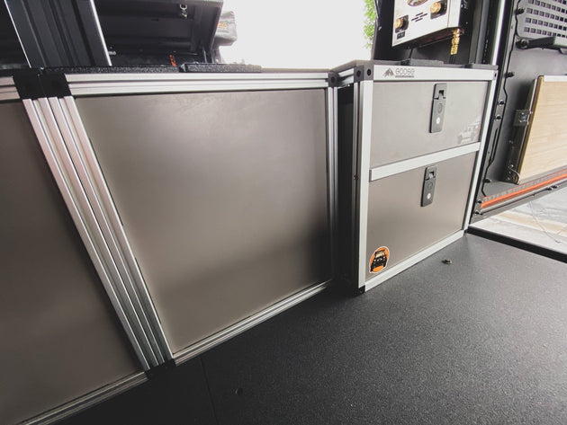 Alu-Cab Alu-Cabin Canopy Camper - Toyota Tundra 2007-2021 2nd and 2.5 Gen. - Middle Utility Module - 6'5" Bed - Premium Camper by Xtreme Canopies