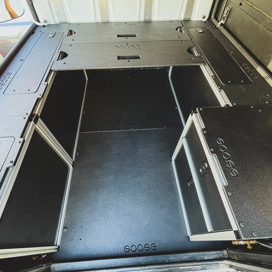 Alu-Cab Canopy Camper - Sleep Deck Panel - Utility Module to Utility Module - 6' Bed Extension Panel - Premium Camper by Xtreme Canopies