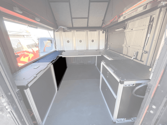 Alu-Cab Canopy Camper V2 - Chevy Colorado/GMC Canyon 2015-2022 2nd Gen. - Front Utility Module - 6' Bed - Premium Camper by Xtreme Canopies