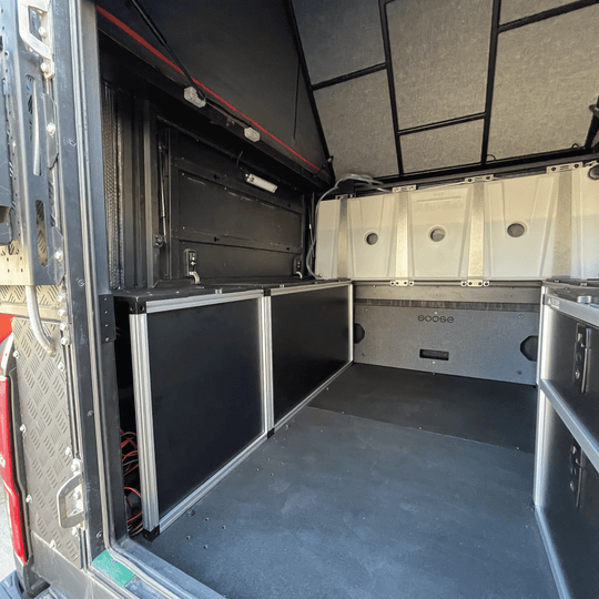 Alu-Cab Canopy Camper V2 - Ford Ranger 2019-2023 4th Gen. - Rear Utility Module - 6' Bed - Premium Camper by Xtreme Canopies