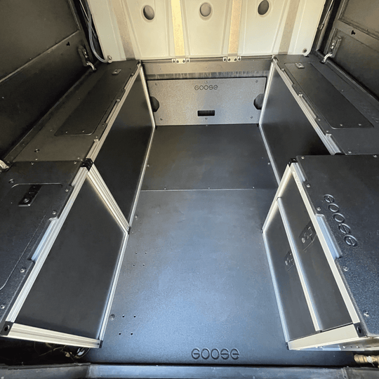 Alu-Cab Canopy Camper V2 - Jeep Gladiator 2019-Present JT - Bed Plate System - 5' Bed - Premium Camper by Xtreme Canopies