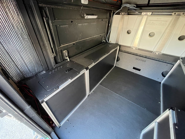 Alu-Cab Canopy Camper V2 - Toyota Tacoma 2005-2023 2nd & 3rd Gen. - Front Utility Module - 6' Bed - Premium Camper by Xtreme Canopies