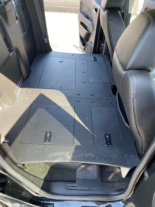 Chevy Colorado 2015-2022 2nd Gen. Crew Cab - Second Row Seat Delete Plate System - Premium Seat Delete Plate System by Xtreme Canopies