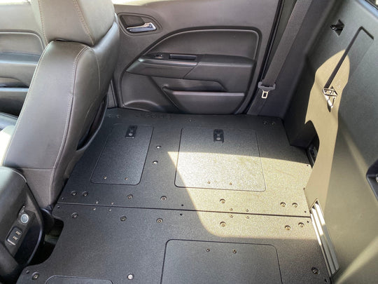 Chevy Colorado 2015-2022 2nd Gen. Crew Cab - Second Row Seat Delete Plate System - Premium Seat Delete Plate System by Xtreme Canopies