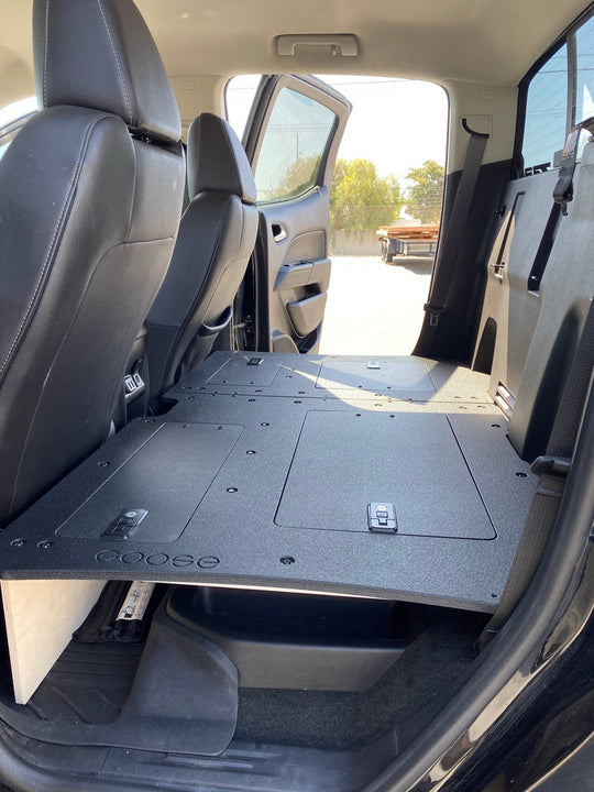 Chevy Colorado 2015-2022 2nd Gen. Crew Cab - Second Row Seat Delete Plate System - Premium Seat Delete Plate System by Xtreme Canopies