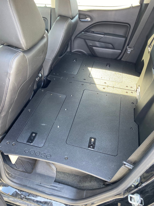 Chevy Colorado 2015-2022 2nd Gen. Crew Cab - Second Row Seat Delete Plate System - Premium Seat Delete Plate System by Xtreme Canopies