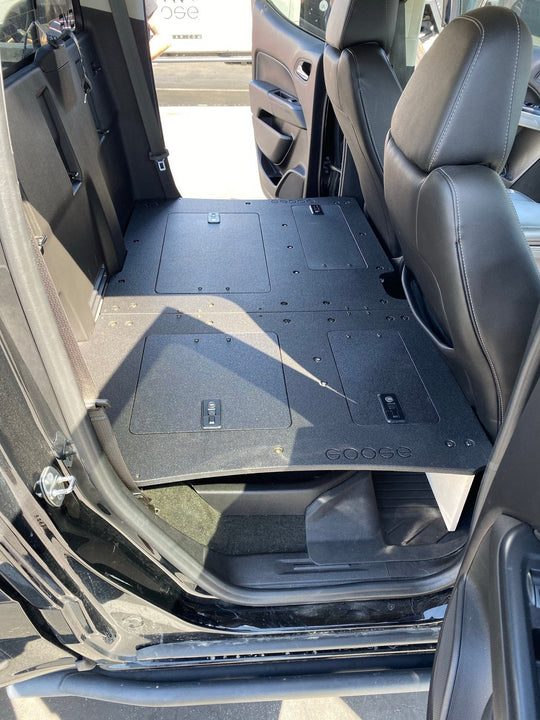 Chevy Colorado 2015-2022 2nd Gen. Crew Cab - Second Row Seat Delete Plate System - Premium Seat Delete Plate System by Xtreme Canopies