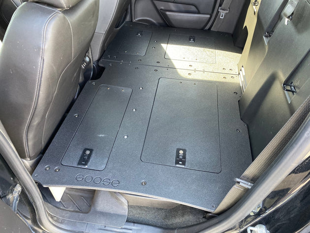Chevy Colorado 2015-2022 2nd Gen. Crew Cab - Second Row Seat Delete Plate System - Premium Seat Delete Plate System by Xtreme Canopies