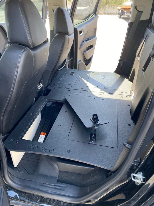 Chevy Colorado 2015-2022 2nd Gen. Crew Cab - Second Row Seat Delete Plate System - Premium Seat Delete Plate System by Xtreme Canopies
