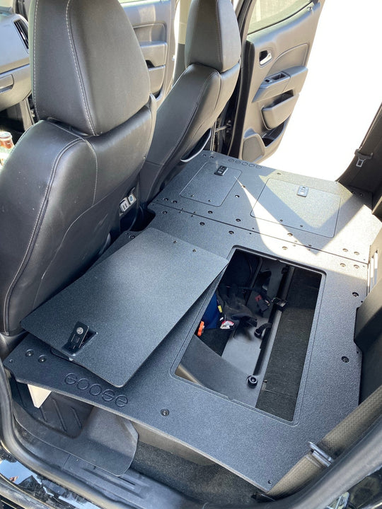 Chevy Colorado 2015-2022 2nd Gen. Crew Cab - Second Row Seat Delete Plate System - Premium Seat Delete Plate System by Xtreme Canopies
