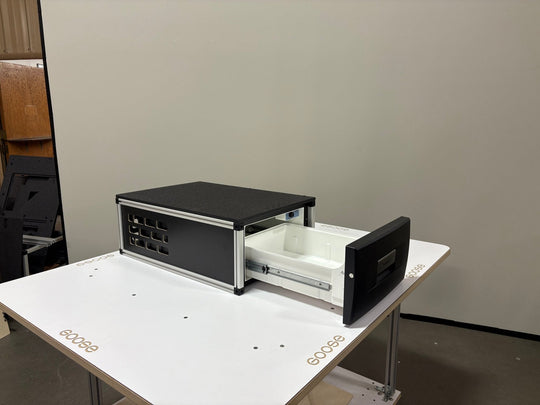 Dometic Fridge Drawer Module - Explore Series - Rectangular Top Plate - 19-1/4"W x 10"H x 36"D - Premium Goose Gear Module by Xtreme Canopies