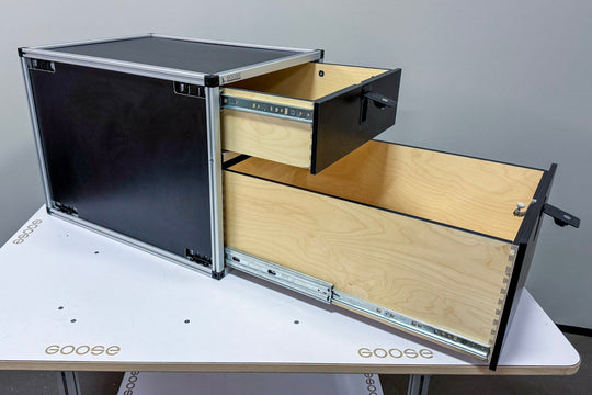 Double Drawer Module - 22 3/16" Wide x 30" Depth - Premium Drawers by Xtreme Canopies
