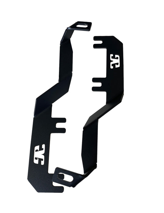 2017+ F250/F350 100% Bolt On Hood Mounted Pillar Brackets - Premium Truck Accessory by Xtreme Canopies