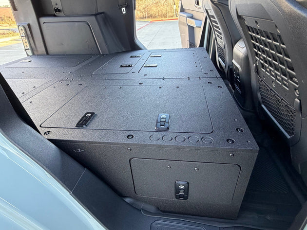 Ford - Bronco - 2021-Present - 6th Gen - 4 Door - Explore Series -  Seat Delete - Second Row - Low Profile - Premium Seat Delete Plate System by Xtreme Canopies