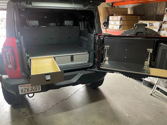 Ford - Bronco - 2021-Present - 6th Gen - 4 Door - Explore Series -  Side x Side Module - 41 3/8" Wide x 28" Depth - Premium Drawers by Xtreme Canopies