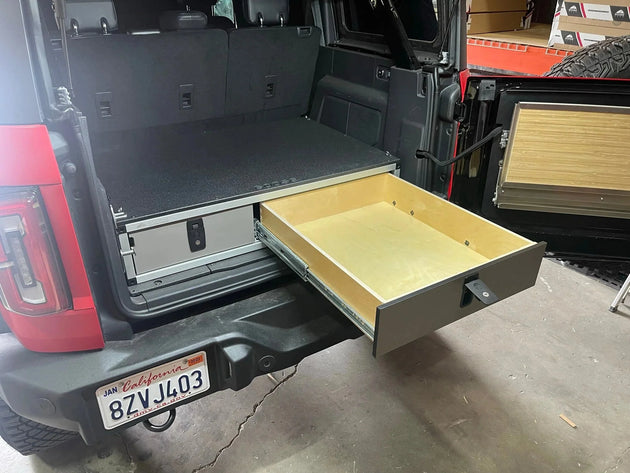 Ford - Bronco - 2021-Present - 6th Gen - 4 Door - Explore Series -  Side x Side Module - 41 3/8" Wide x 28" Depth - Premium Drawers by Xtreme Canopies