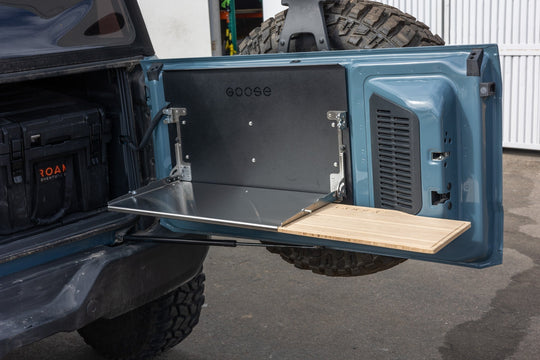 Ford Bronco 2021-Present 6th Gen. - Tailgate Table - Premium Goose Gear Accessories by Xtreme Canopies
