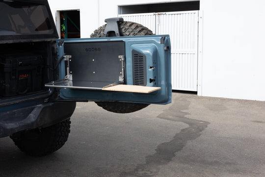 Ford Bronco 2021-Present 6th Gen. - Tailgate Table - Premium Goose Gear Accessories by Xtreme Canopies